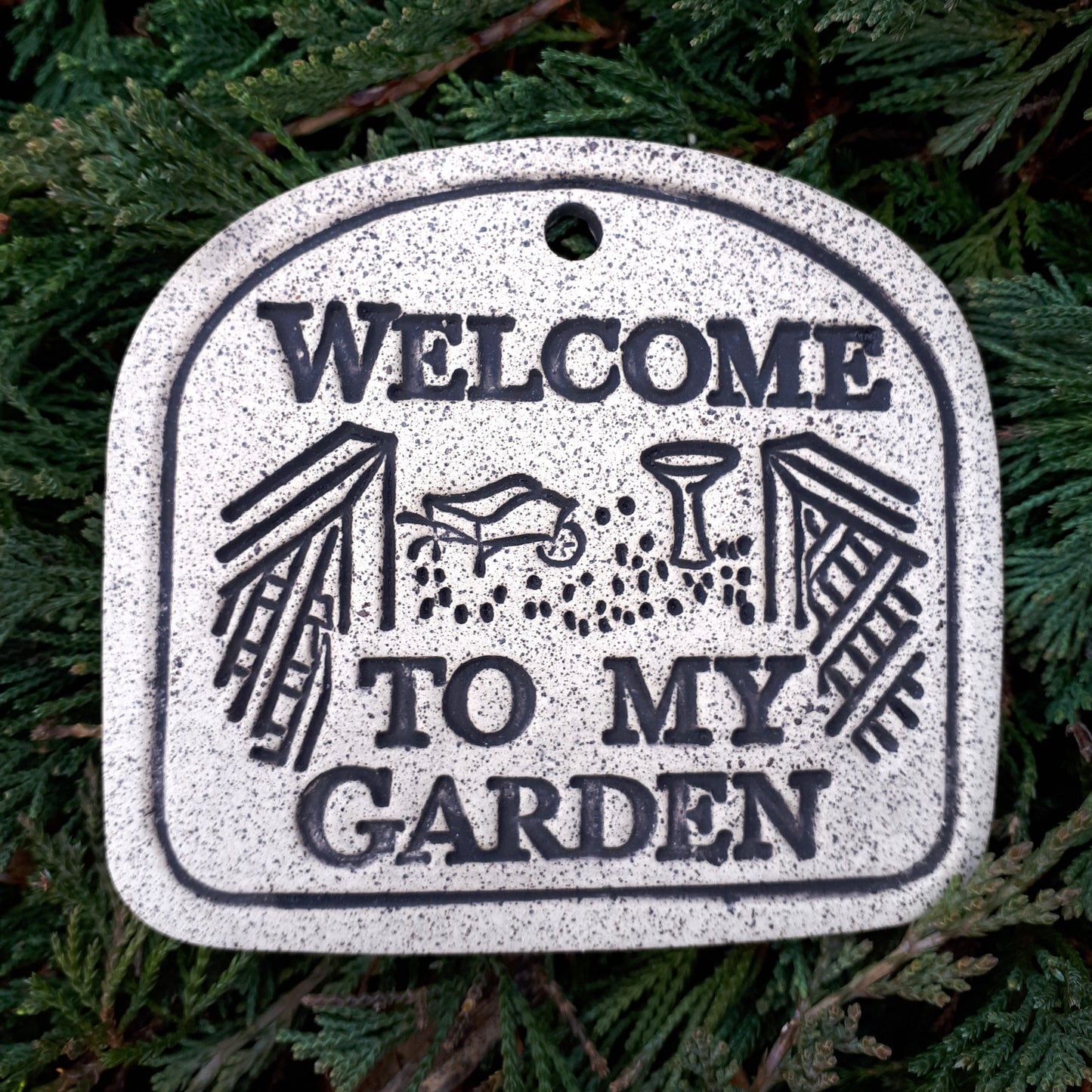 Amaranth Stoneware - Garden Plaques