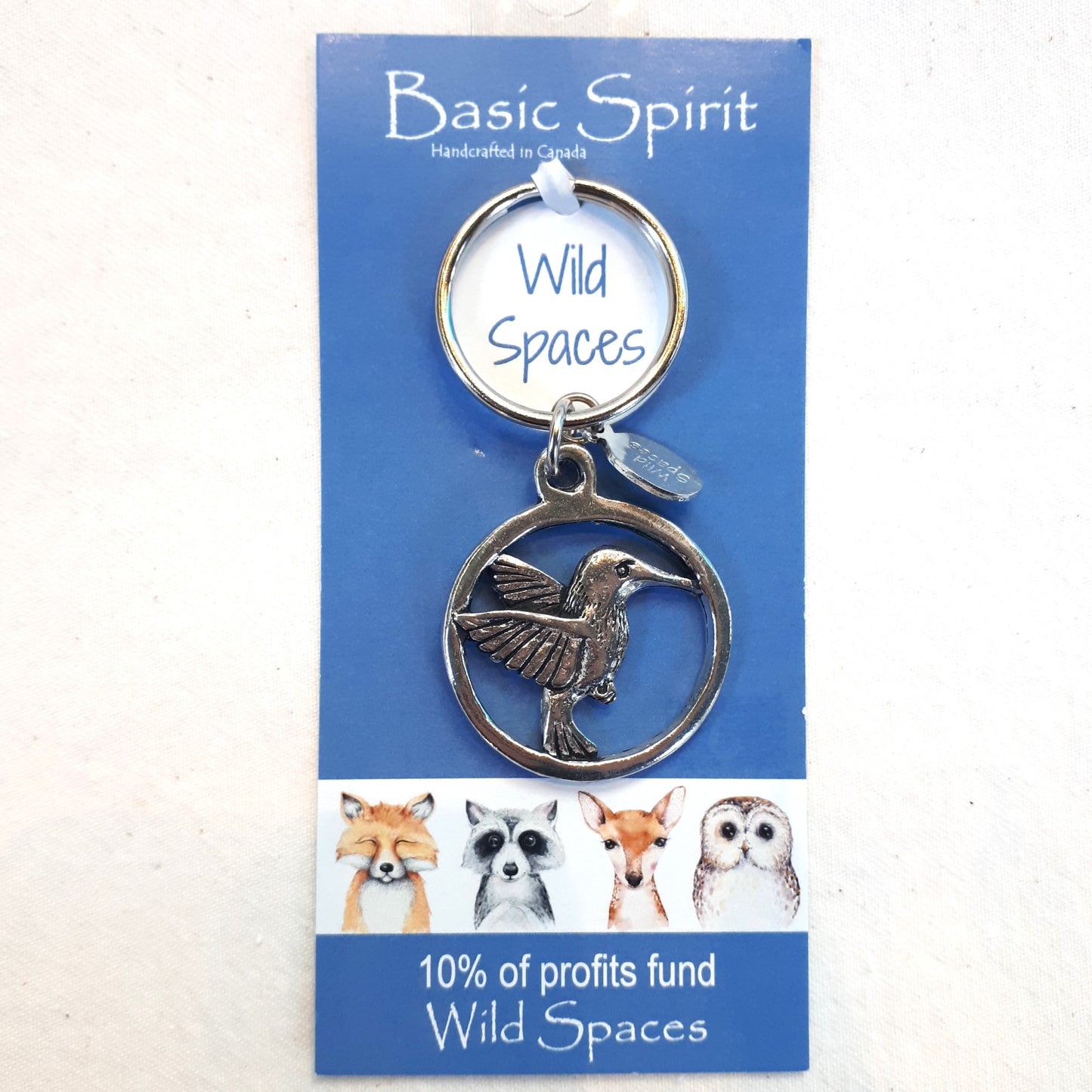 Basic Spirit - Pewter Keychains