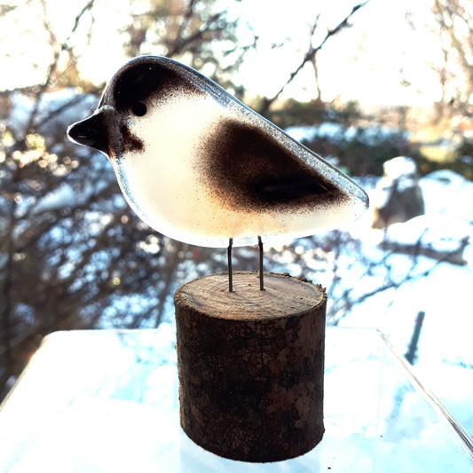 Fused Glass - Chickadee Chick