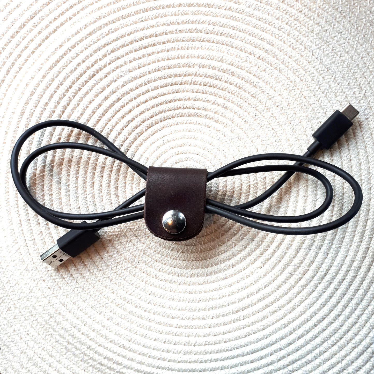 Leather Cord Keepers by Hammerthreads - Pack of 4