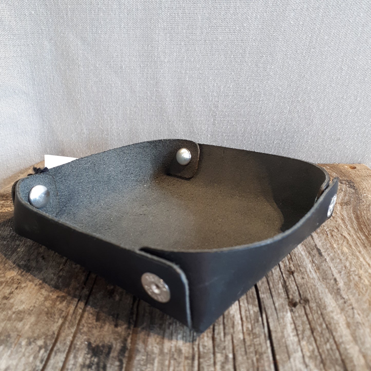 Leather Traveler's Tray by Hammerthreads