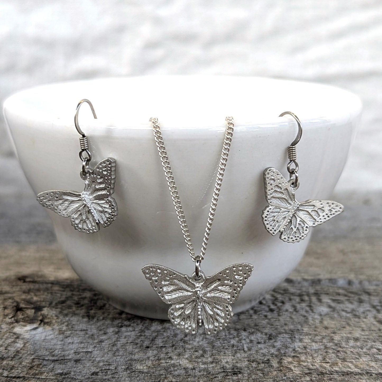 Amos Pewter Jewellery - Butterfly