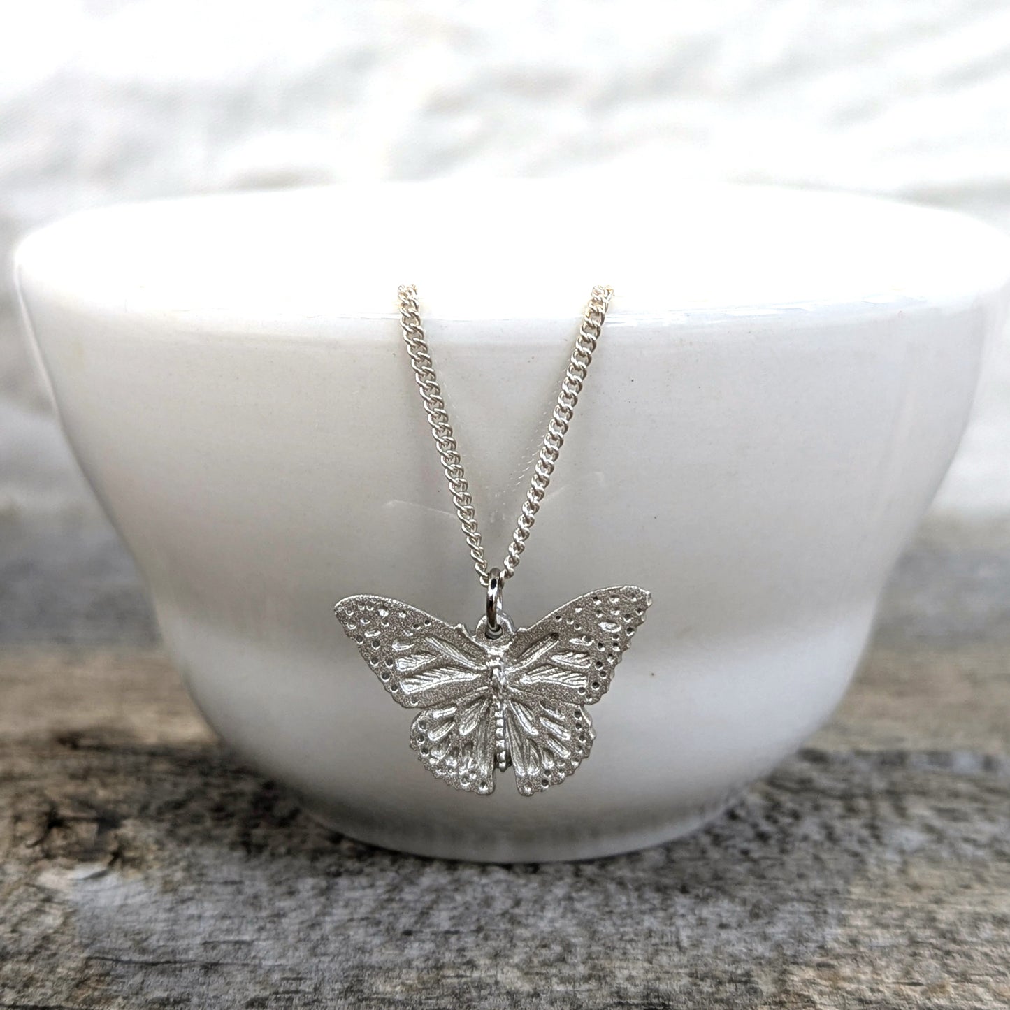 Amos Pewter Jewellery - Butterfly