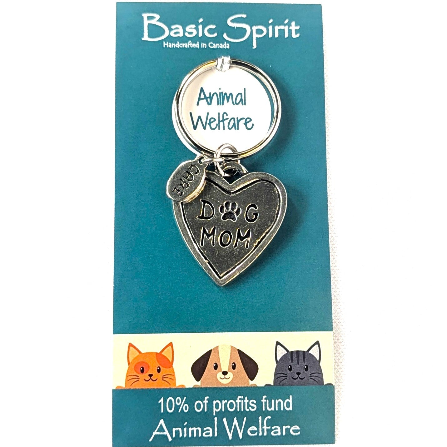 Basic Spirit - Pewter Keychains