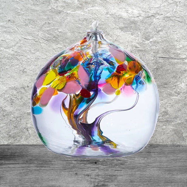 Kitras Art Glass - Blown Glass Oil Lamps