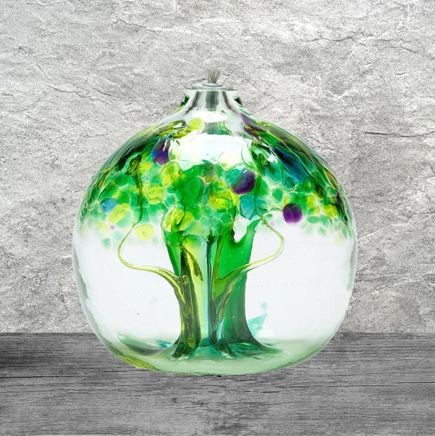 Kitras Art Glass - Blown Glass Oil Lamps