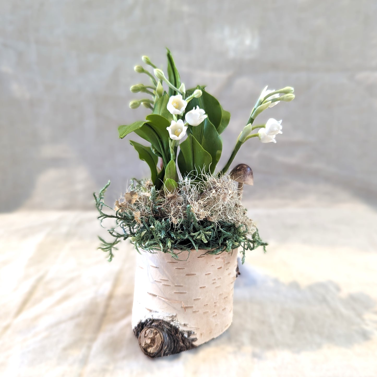 Chaba's Clay Flowers - Lily of the Valley