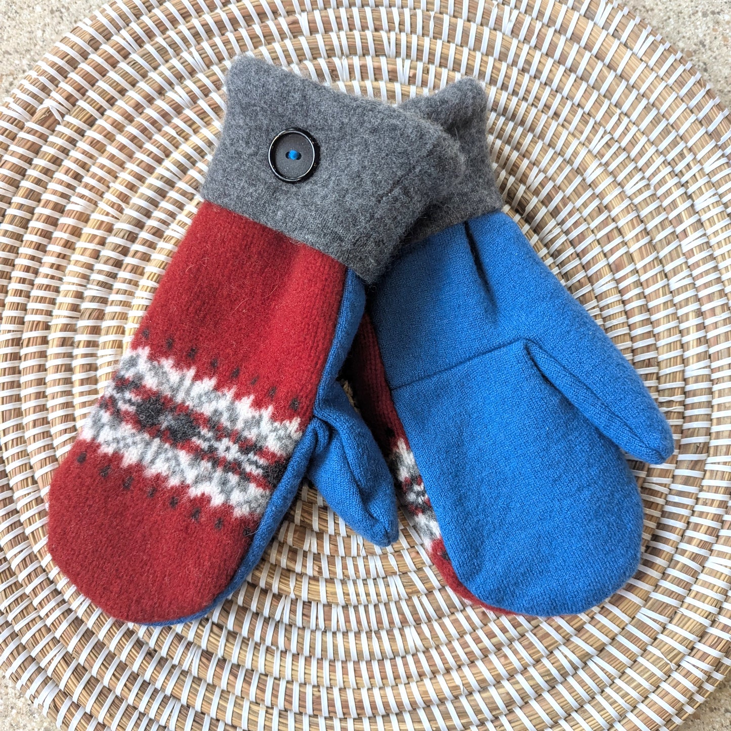 Upcycled Wool/Cashmere Mittens