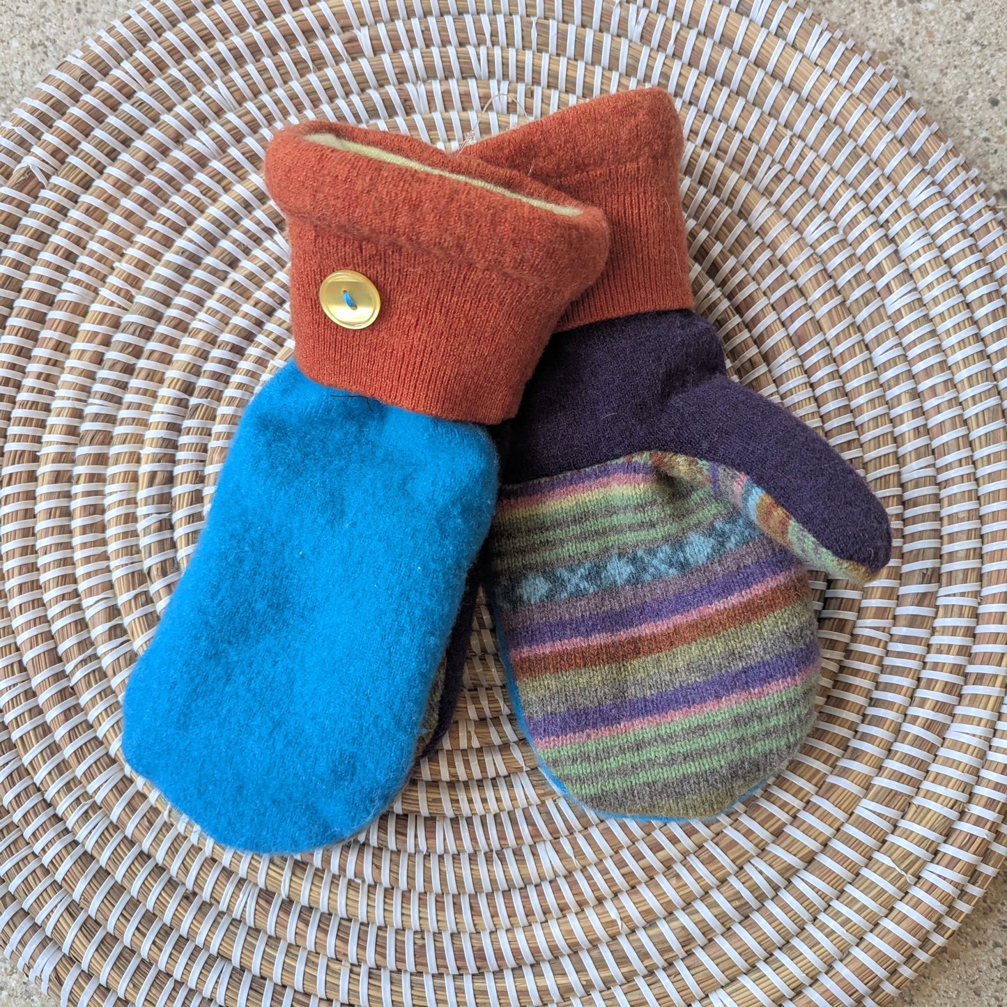 Upcycled Wool/Cashmere Mittens