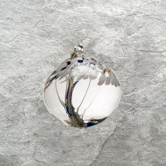 Kitras Art Glass - Blown Glass Ball - Tree of Peace