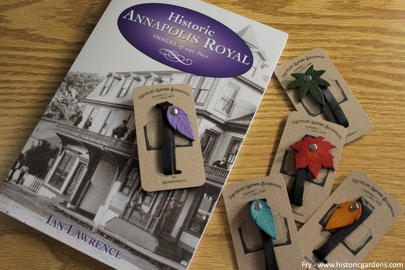 Leather Bookmarks by Hammerthreads - Assorted Leaves