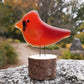 Fused Glass - Cardinal Chick