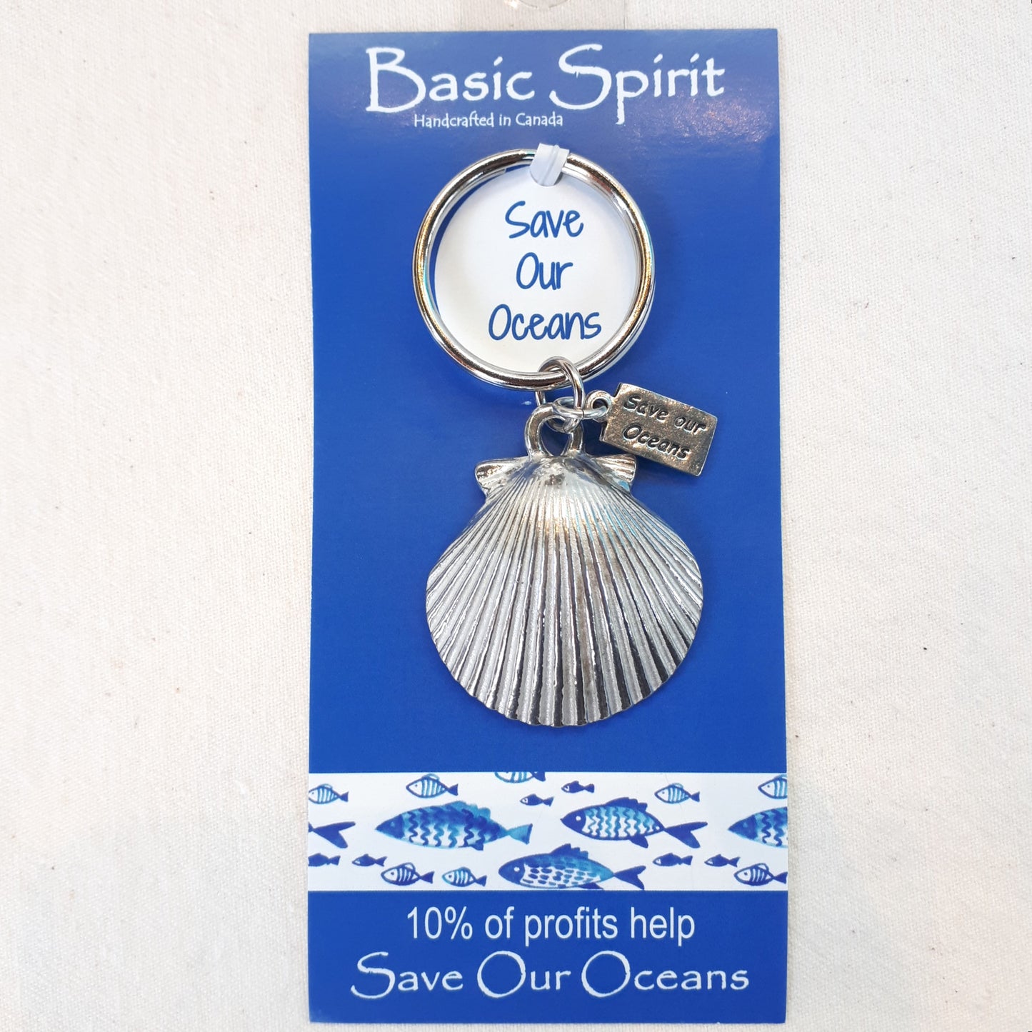 Basic Spirit - Pewter Keychains