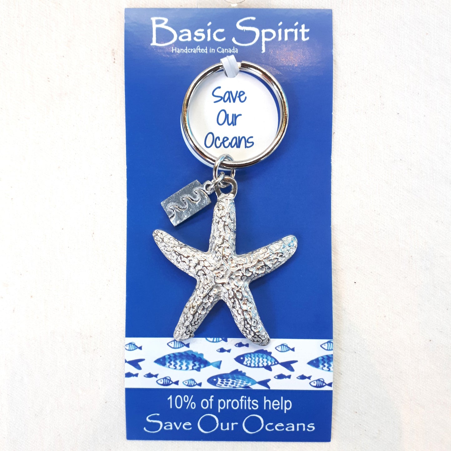 Basic Spirit - Pewter Keychains