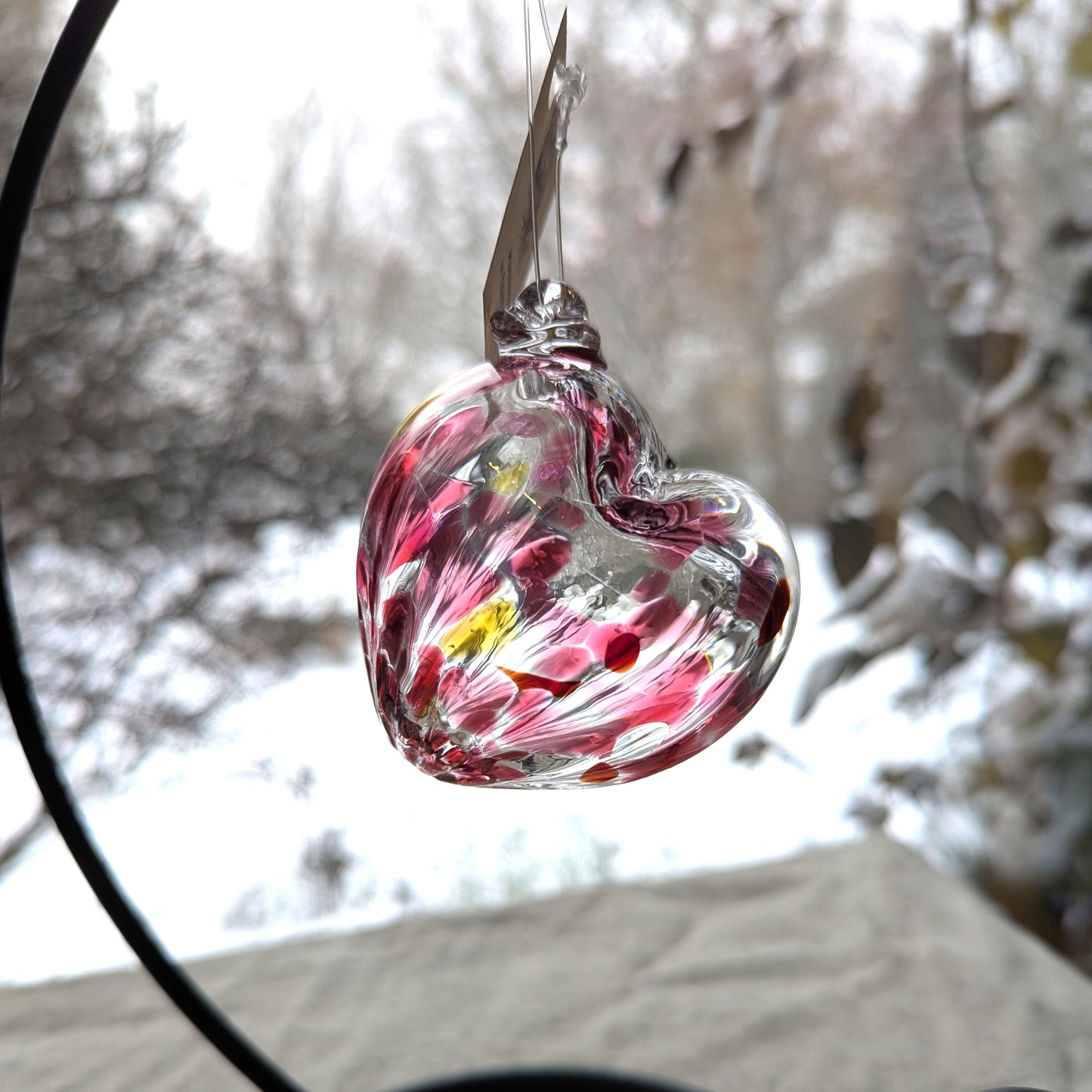 Glass Roots - Bubble Heart Ornament