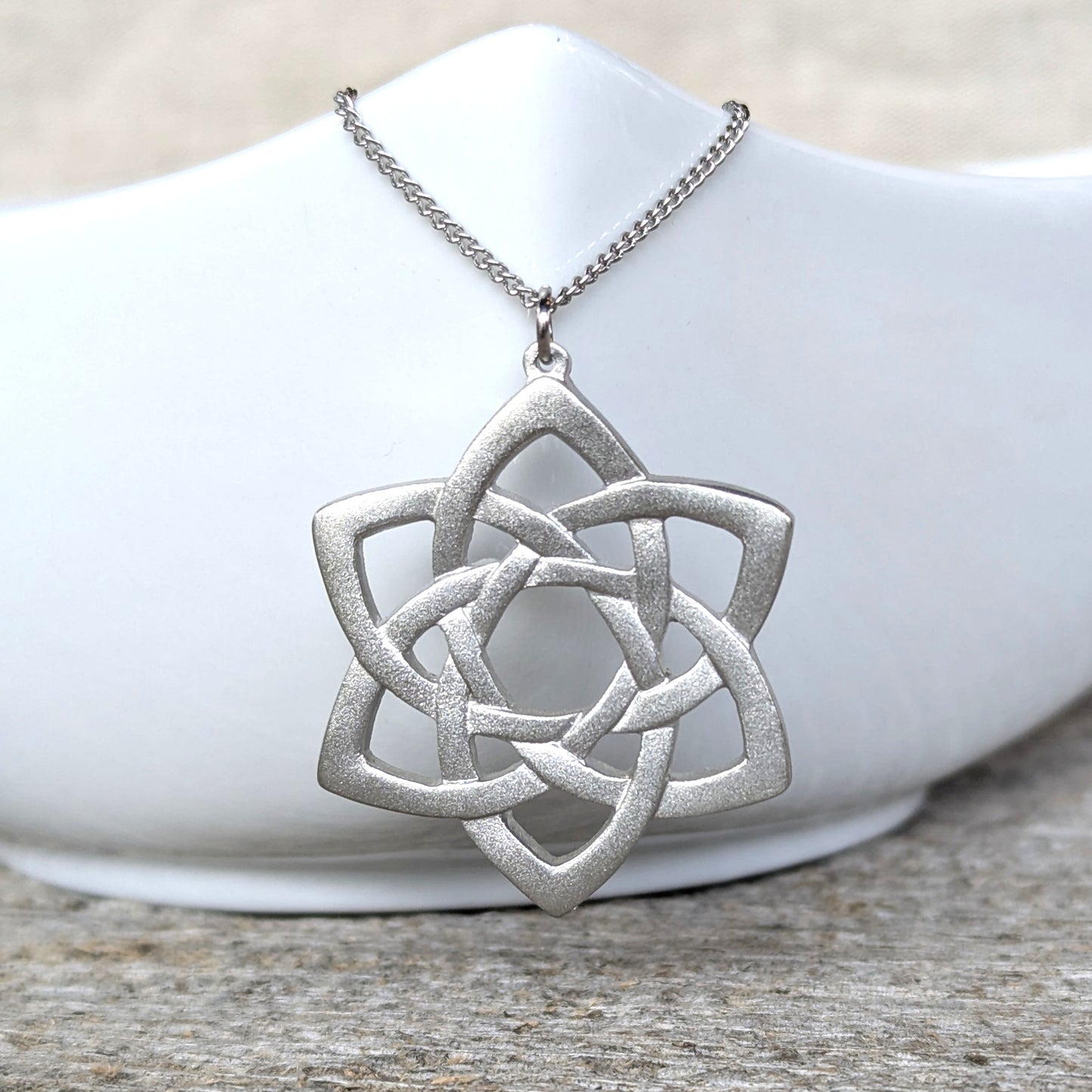 Amos Pewter Jewellery - Celtic Rose