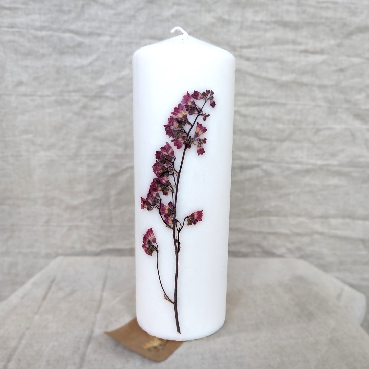 Pressed Flower Candles