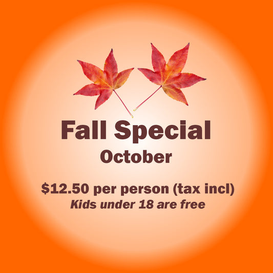 Admission - Fall Special