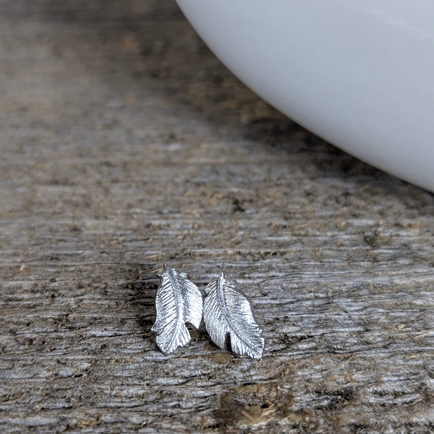 Amos Pewter Jewellery - Feather