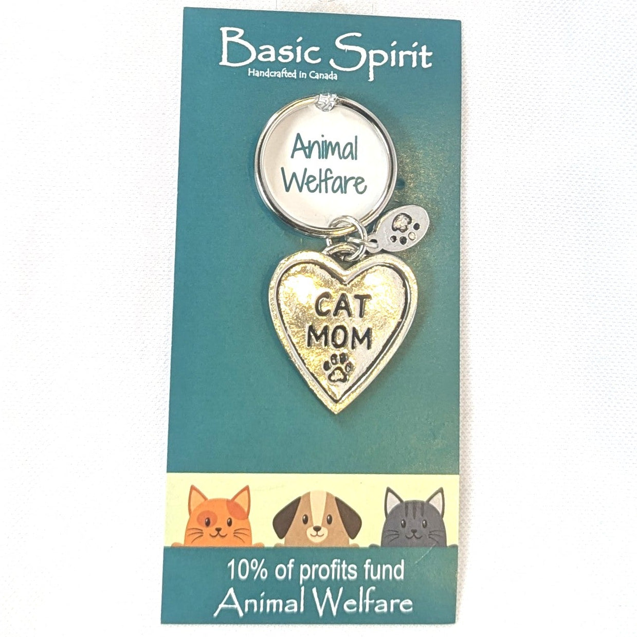 Basic Spirit - Pewter Keychains