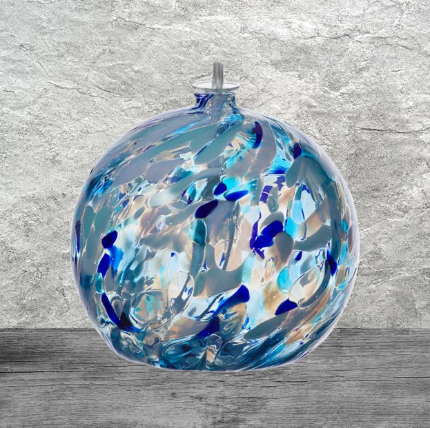 Kitras Art Glass - Blown Glass Oil Lamps