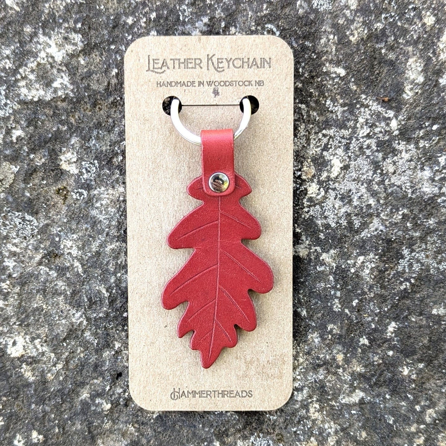 Leather Keychains by Hammerthreads