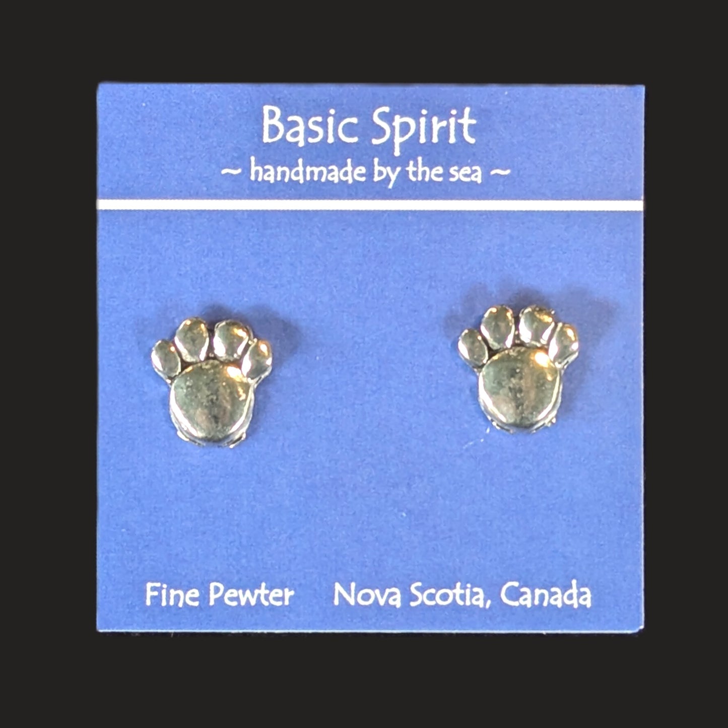 Basic Spirit - Pewter Stud Earrings