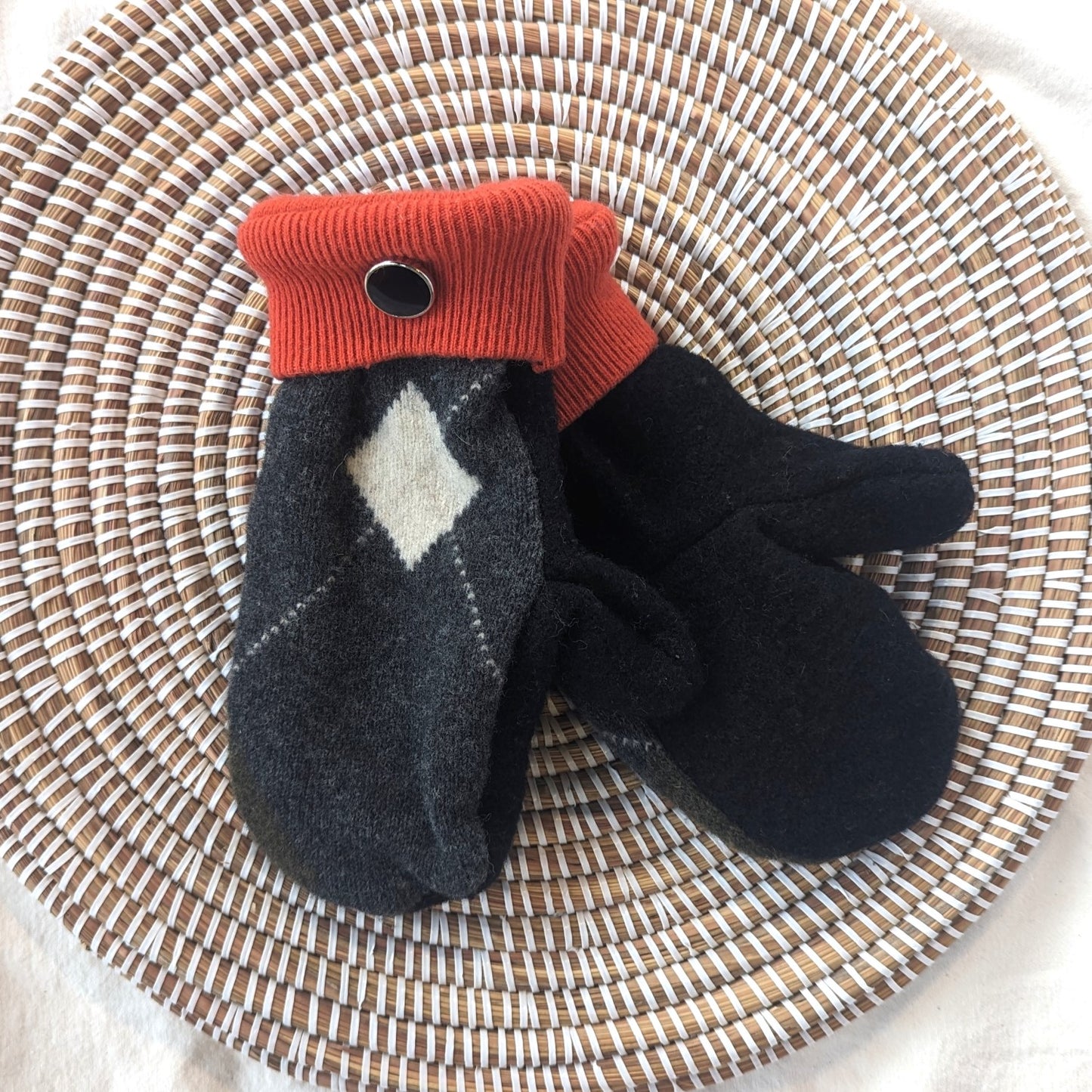 Upcycled Wool/Cashmere Mittens