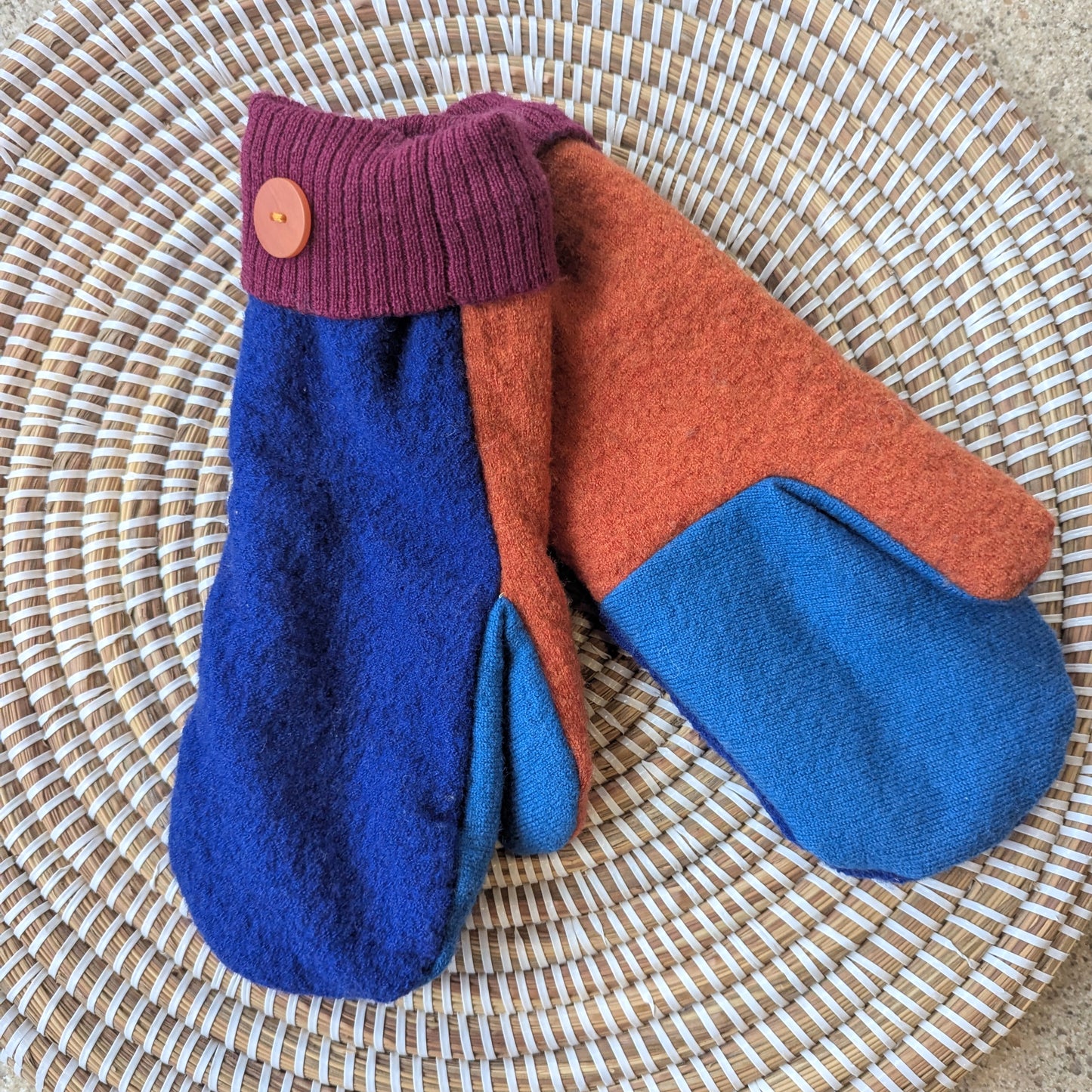 Upcycled Wool/Cashmere Mittens
