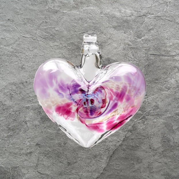 Kitras Art Glass - Blown Glass - Van Glow Hearts