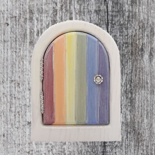 Fairy Door - Whimsical Rainbow