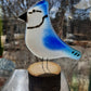 Fused Glass - Blue Jay