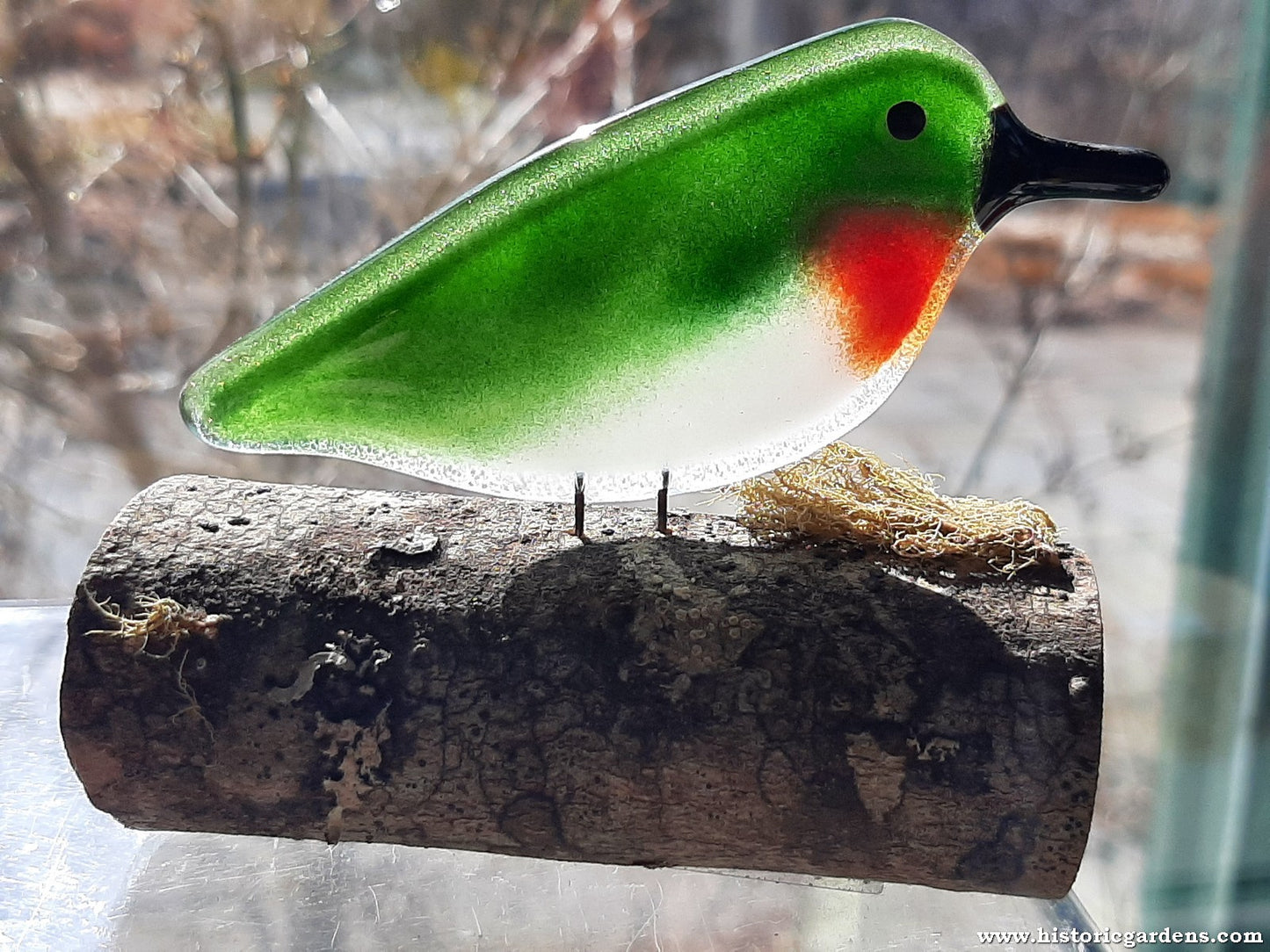 Fused Glass - Hummingbird Chick