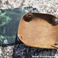 Leather Traveler's Tray by Hammerthreads