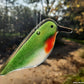 Hanging Fused Glass Birds
