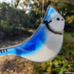 Hanging Fused Glass Birds