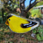 Hanging Fused Glass Birds