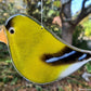 Hanging Fused Glass Birds
