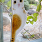 Hanging Fused Glass Birds